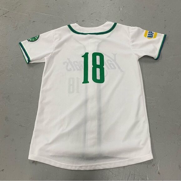 Hartford Yard Goats Youth White Button Down Jersey Size XL - Picture 3 of 4